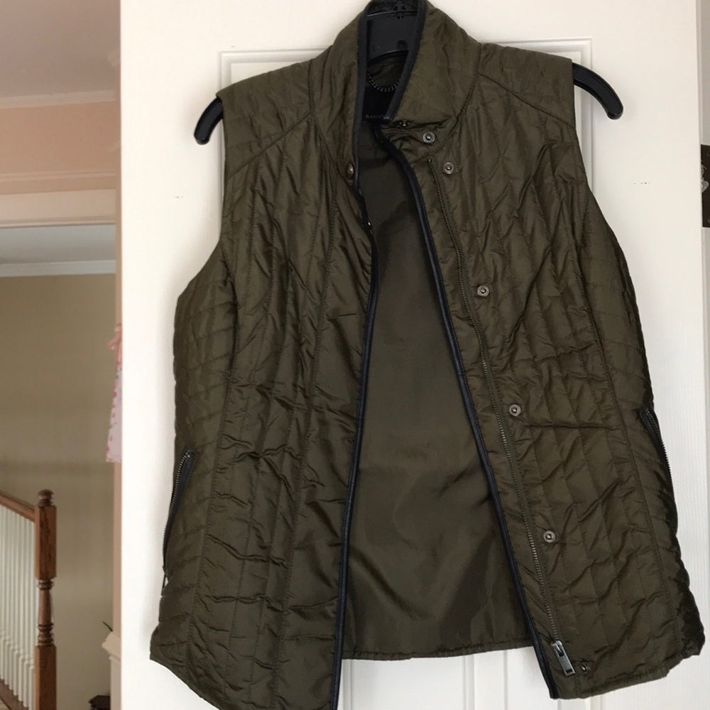 Banana Republic Army Green Vest